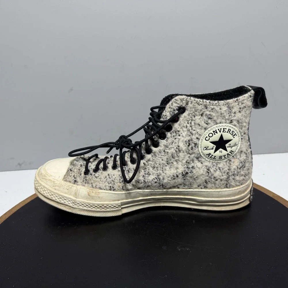 Converse Boucle Wool Chuck Taylor Hi 70' Men‎ 6 Women 8 Boucle Wool Grey White